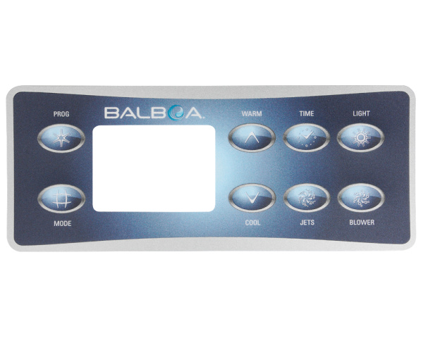 Balboa VL801D Deluxe Bedienfeld Overlay, 8 Tasten - Zum Vergr&ouml;&szlig;ern klicken