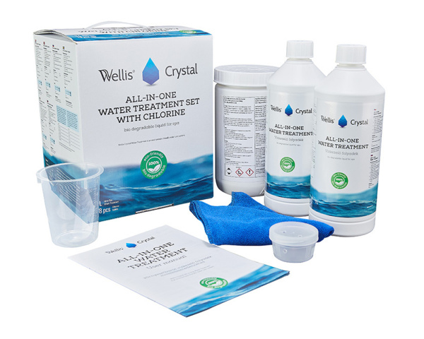 Wellis Crystal All-In-One water treatment kit - Haga clic para ampliar