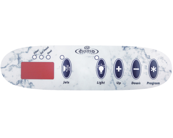 Membrana Gecko TSC-30 @home de 5 teclas - Haga clic para ampliar