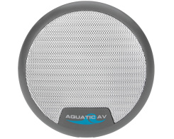 Rejilla Aquatic AV plateada para altavoz de 3"