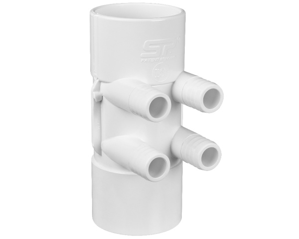 Nourrice 2" F/F  4 sorties canneles 3/4" M+ - Cliquez pour agrandir
