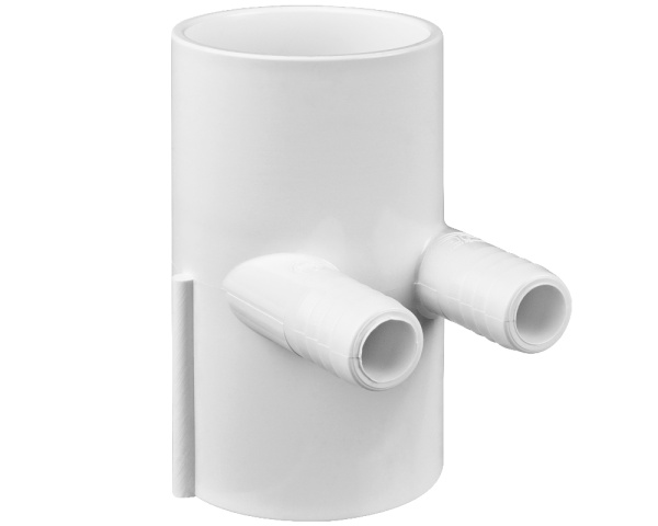 Nourrice 2" F/F  2 sorties canneles 3/4" M+ - Cliquez pour agrandir