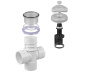 Vanne de rpartition Wellis 2" LED - Cliquez pour agrandir