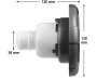 CMP Typhoon Whirlpool Crown non-adjustable jet - Click to enlarge