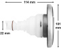 Buse CMP Pro-Loc 400 - Halo Directional LED - Cliquez pour agrandir