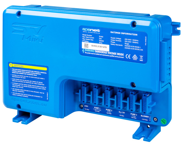 SpaNet SV Mini 2 control system - Click to enlarge