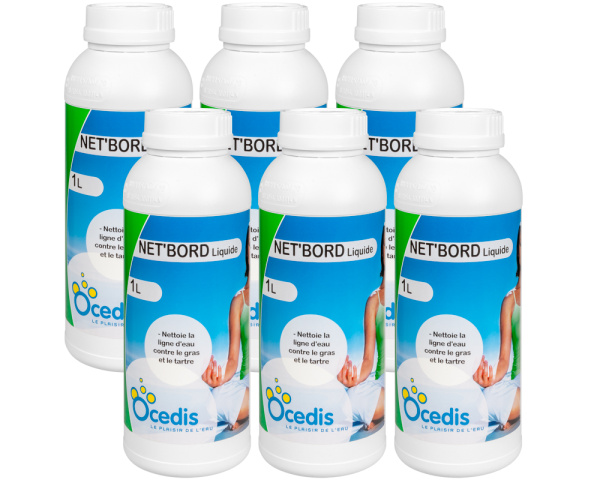 6 x Ocedis Net'Bord Liquid waterline cleaner - Click to enlarge