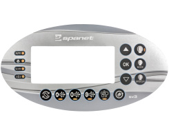 Spanet SV-3T Bedienfeld Overlay