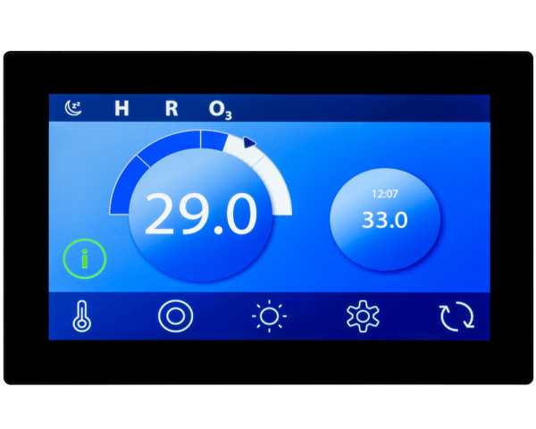 Clavier de commande Balboa SpaTouch 3+ - Cliquez pour agrandir