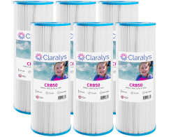 Paquete de 6 filtros Claralys CRB50