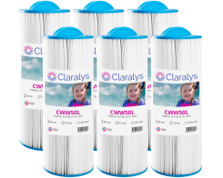 Paquete de 6 filtros Claralys CWW50L