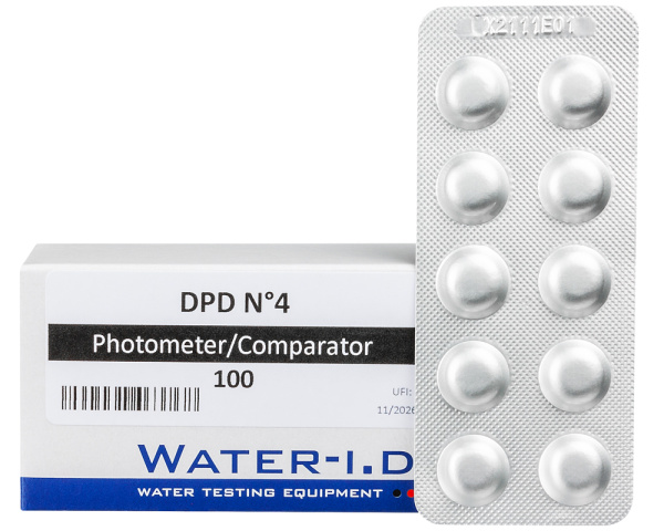 Pastilles DPD4 pour photomtre PoolLAB - Cliquez pour agrandir