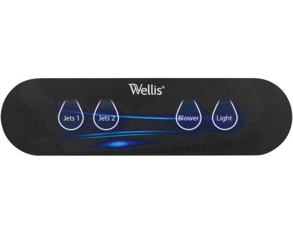 Membrana Wellis para teclado Balboa AX40 - Haga clic para ampliar