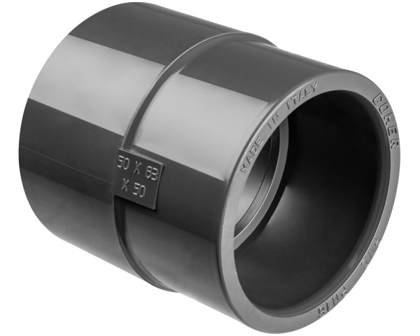 Reducer 63 mm M to 50 mm F - Click to enlarge