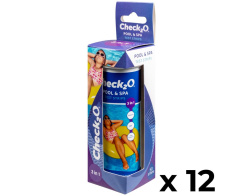 12 x Check&#8322;O 3-in-1 test strips (free chlorine, pH, alkalinity)