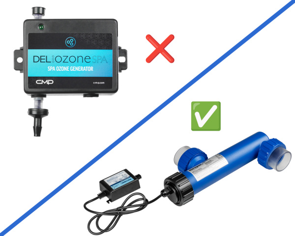 How to replace an ozonator with a UV-C disinfection system? - Click to enlarge