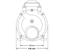 Koller 0.54 HP circulation pump, self-drain - Click to enlarge