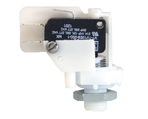 Interruptor neumtico biestable DPDT, entrada central - Haga clic para ampliar