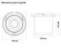Aquatic AV 2" speaker, no grille - Click to enlarge