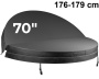 70-inch round insulating cover - Click to enlarge