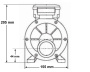 LX Whirlpool JA120 single-speed pump, 1.2HP - Click to enlarge