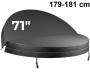 71-inch round insulating cover - Click to enlarge